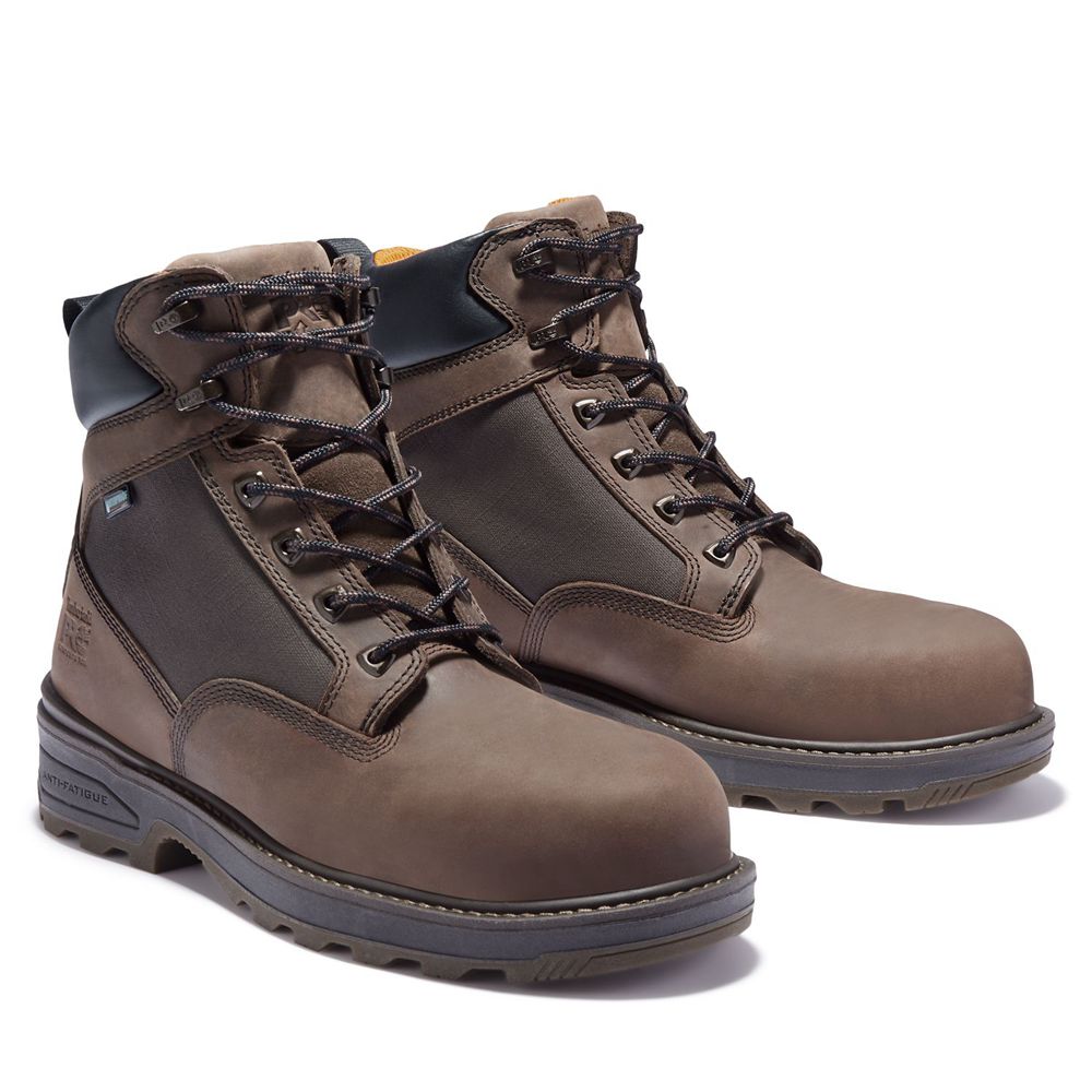 Botas de Trabajo Masculino - Timberland Pro® Resistor 6\" Comp Toe - NYLXM7069 - Marrom